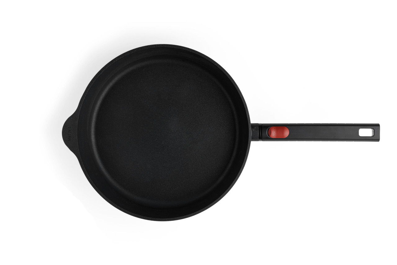 Hapjespan, ø 28 cm, 3.5 L, Gerecycled Aluminium, QXR Non Stick, Inductie - Woll | EcoLogic QXR