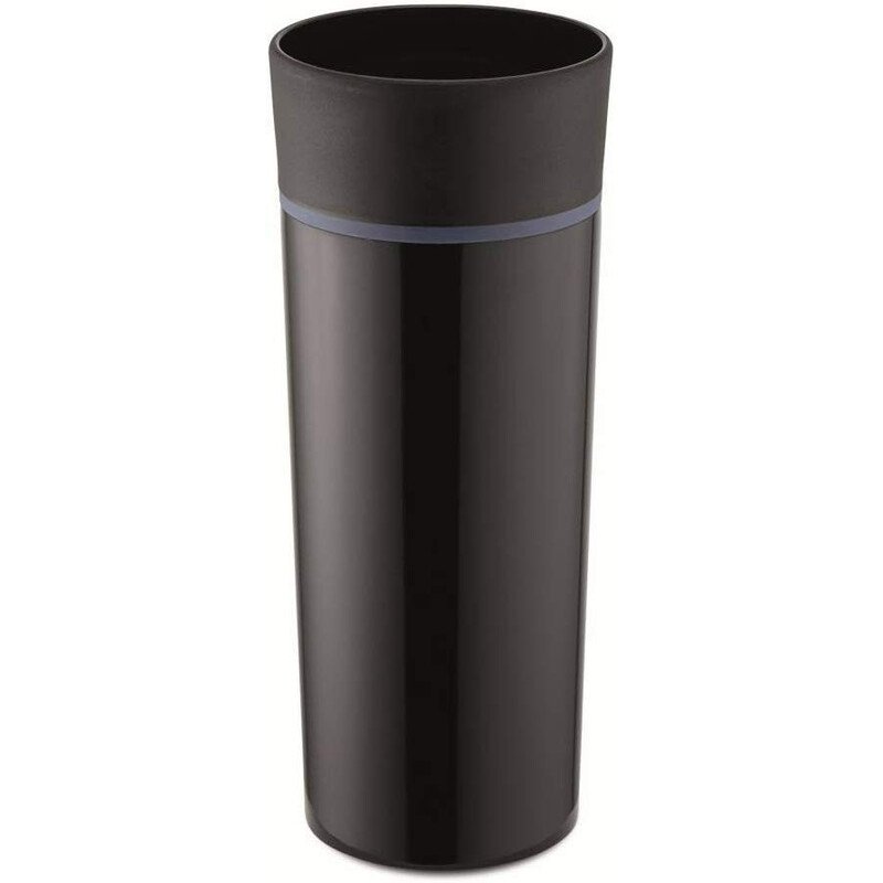 Thermosbeker, Dubbelwandig, Zwart, 360 ml – Weis