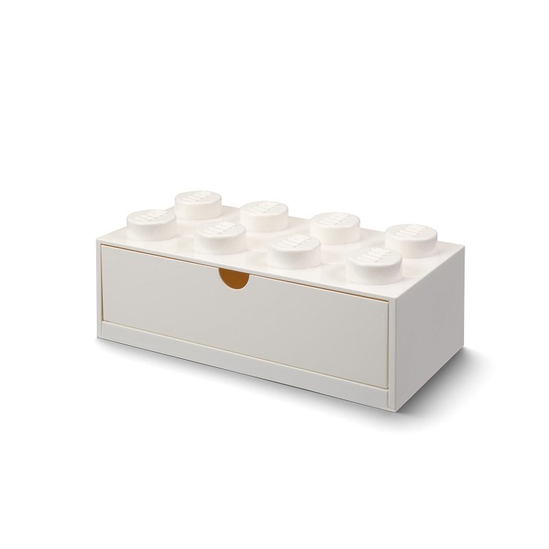 Bureaulade Brick 8, Wit - LEGO