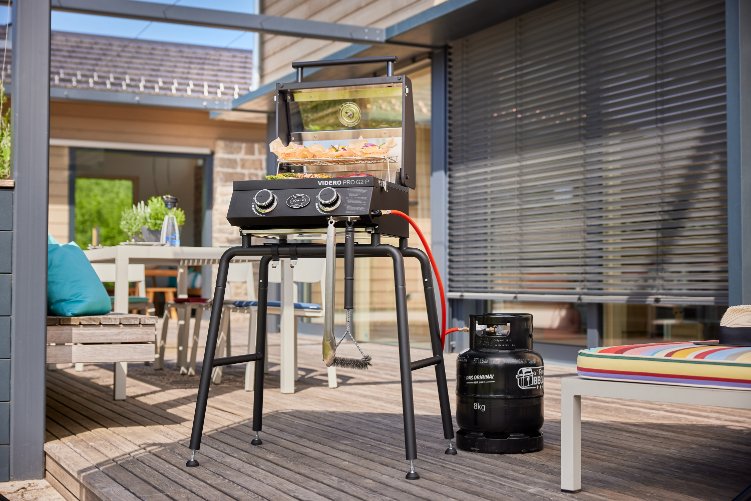 Gasbarbecue G2-P, 30 mbar, Mat Zwart - Rösle |  Videro Pro