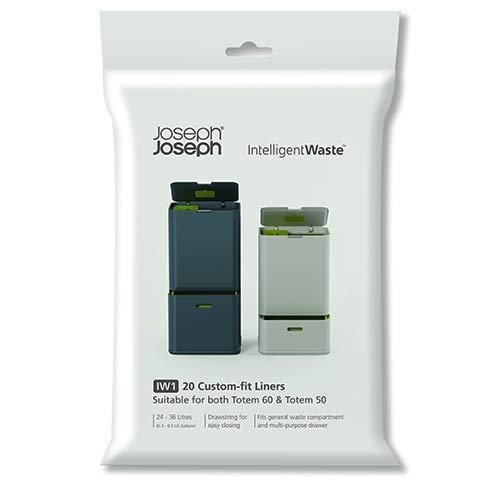 Intelligent Waste Afvalzak 36 liter Wit, 20 stuks - Joseph Joseph