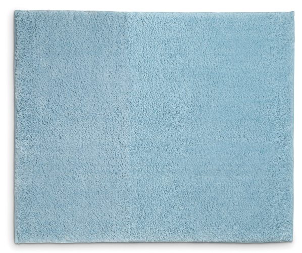 Badmat, 65 x 55 cm, Polyester, IJs Blauw - Kela | Maja