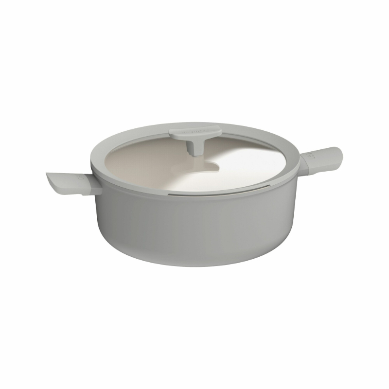 Balance Kookpan, Non Stick, 28 cm, 6.2 L, Moonmist, Gerecycled Aluminium - BergHOFF | Leo Line