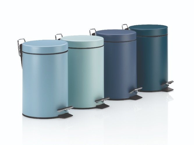 Monaco Pedaal Afvalemmer  - 3 liter - Blauw - Kela