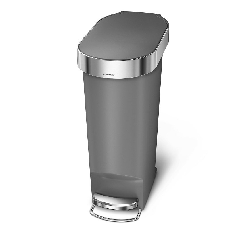 Afvalemmer Slim - 40 liter - Grijs - Simplehuman