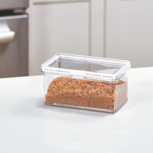 Voorraadbus met Deksel, 10.2 x 15.2 x 8 cm, 0.5 L, Kunststof - iDesign | The Home Edit