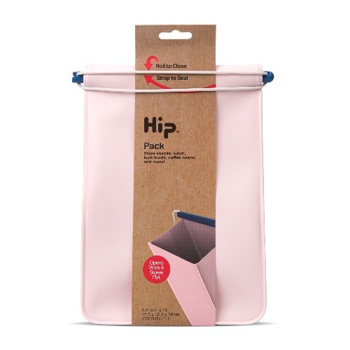 Herbruikbare Lunchzak, Pack - Groot, 4.1 Liter, Licht Roze - HIP