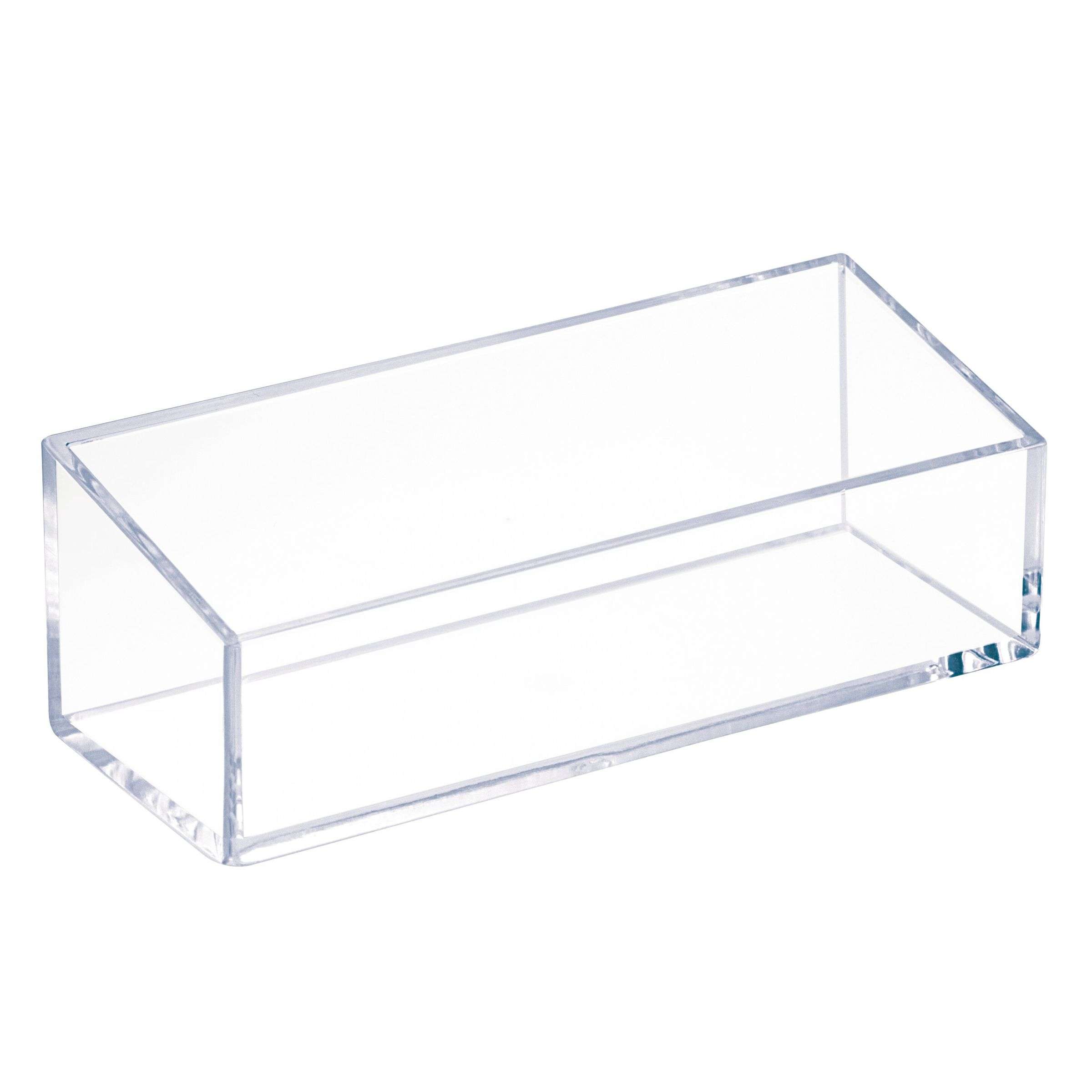Badkamer Organizer, Make-up Organizer, Schuin, Transparant, Kunststof - iDesign | Clarity