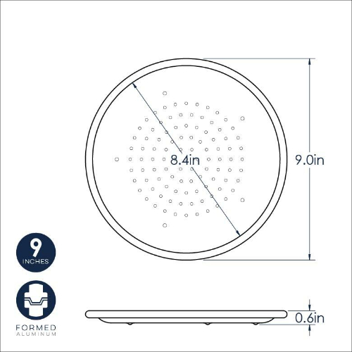 Pizza Bakplaat "Hot Air Pizza Crisper", 22.9 cm - Nordic Ware | Naturals