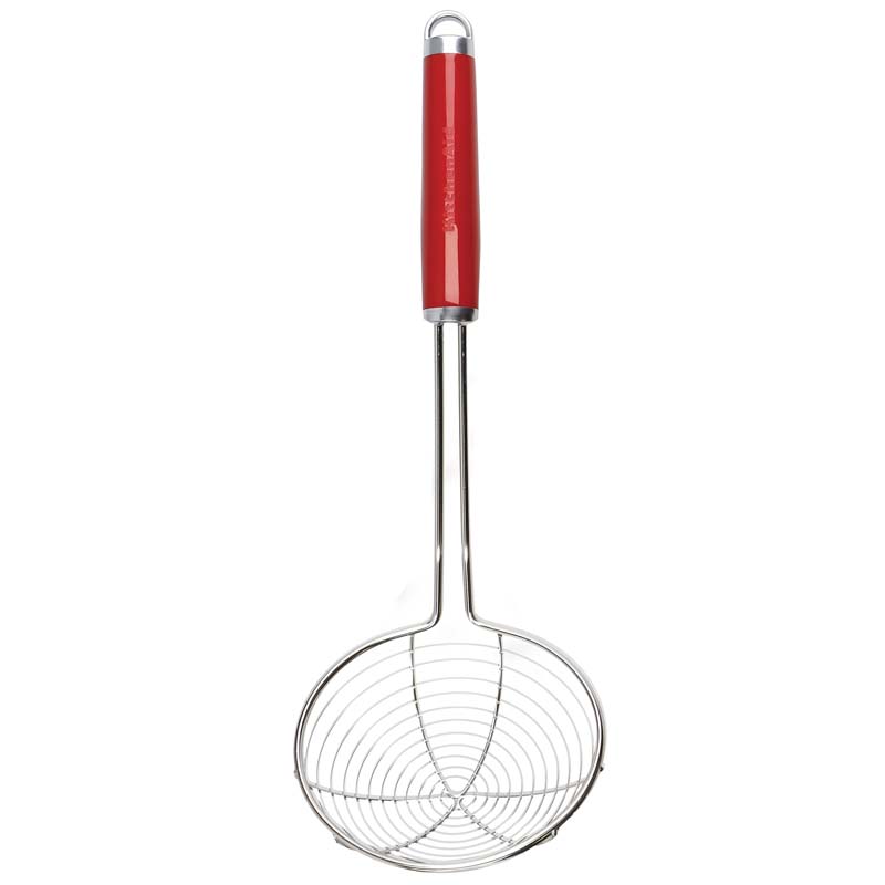 Schuimspaan, Frituurschep - Empire Red - Hittebestendig - KitchenAid