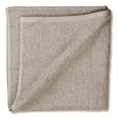 Badhanddoek, 70 x 140 cm, Katoen, Zilvergrijs - Kela | Ladessa