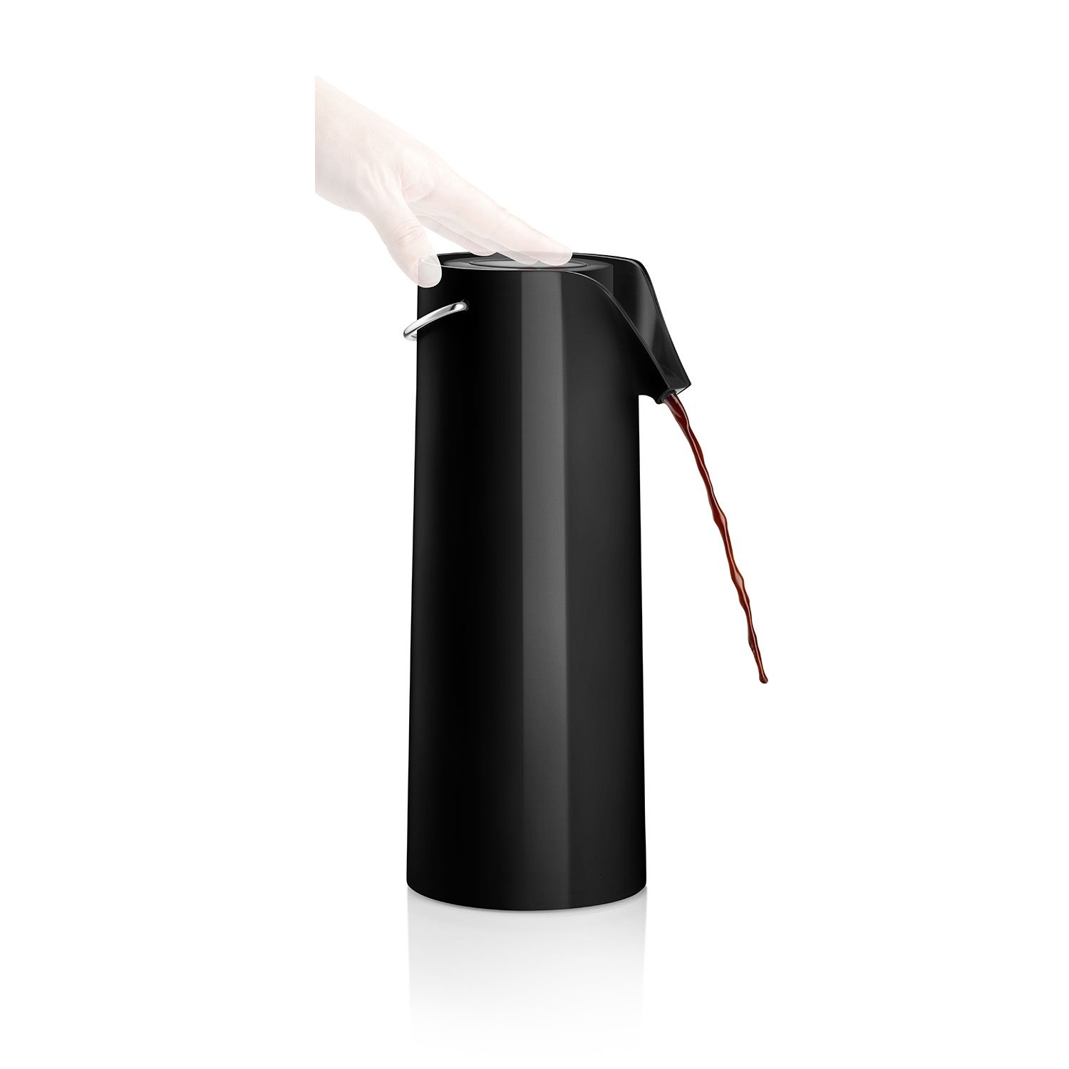 Thermoskan met Pomp - 1.8 liter - Zwart - Eva Solo