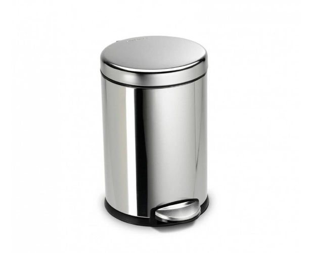 Afvalemmer, Rond, 4.5 L, Goud - Simplehuman