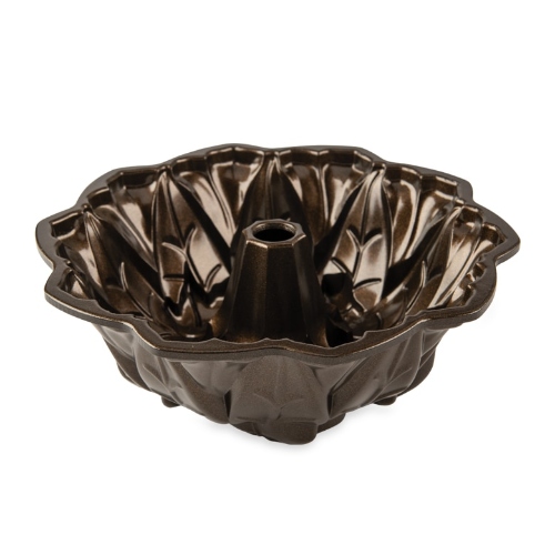Tulband Bakvorm "Harvest Leaves Bundt Pan" - Nordic Ware | Fall Harvest Bronze