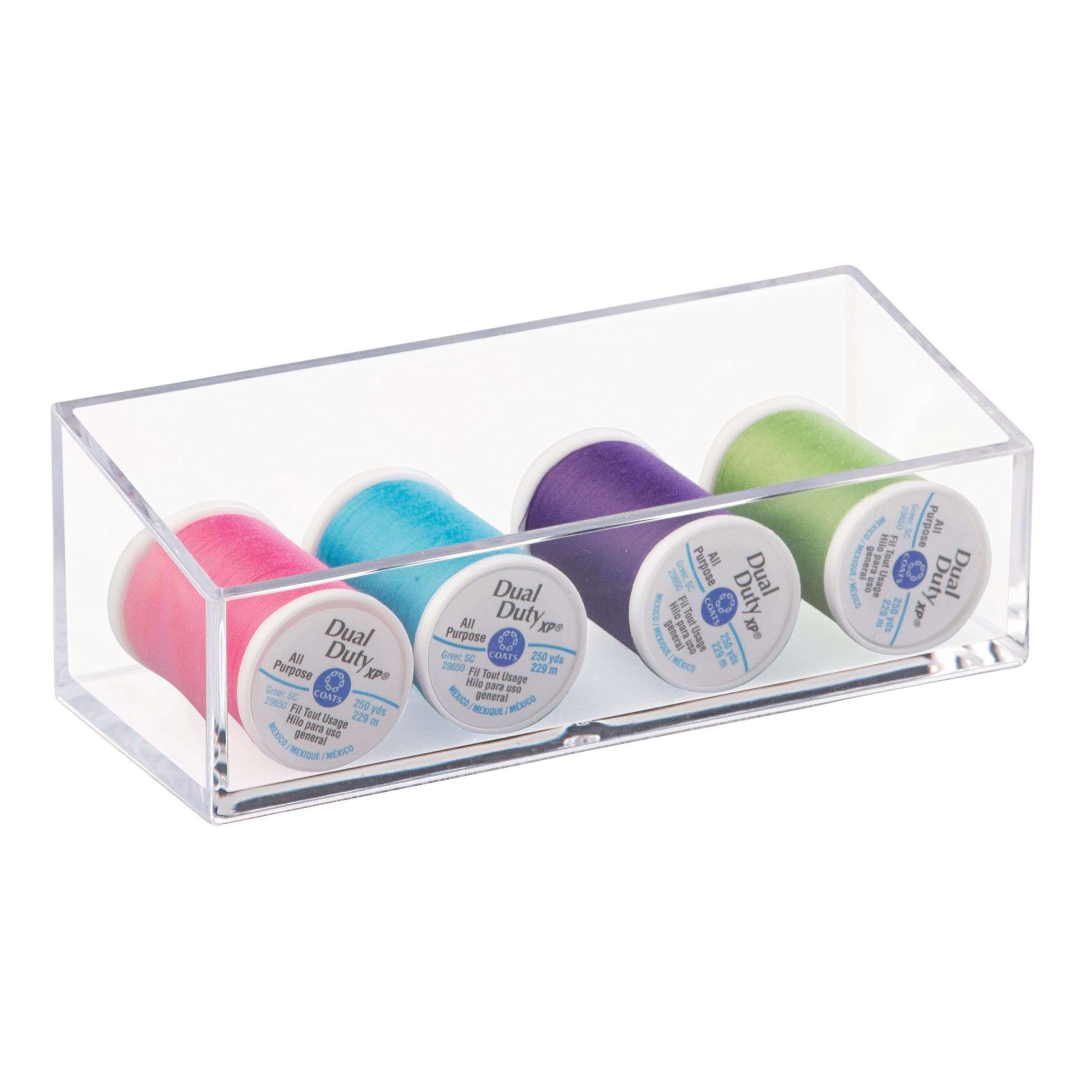 Badkamer Organizer, Make-up Organizer, Schuin, Transparant, Kunststof - iDesign | Clarity