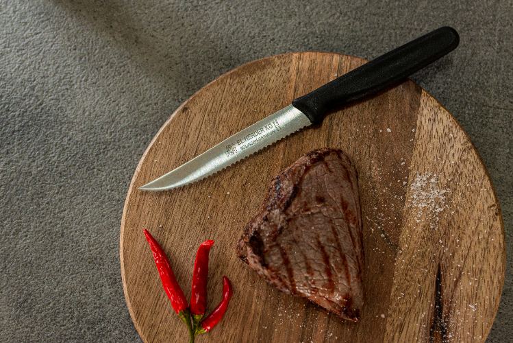 Herder Steakmessen, Set van 3 Stuks, RVS, Zwart - El Herder