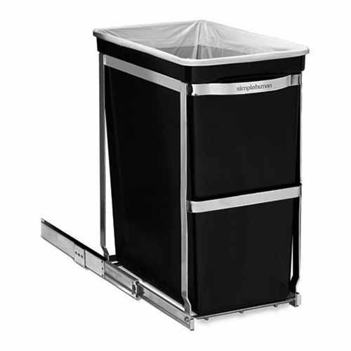 Afvalemmer Inbouw Pull Out, 30 liter - Simplehuman
