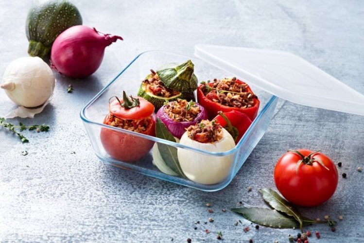 Cook & Freeze Ovenschaal Met Deksel - Set van 8 Stuks - Glas - Pyrex