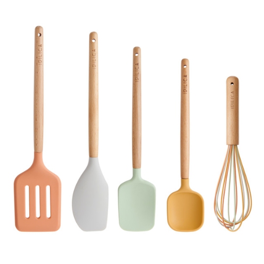KitchenCraft Idilica Five Piece Kitchen Tool Set, Gift Boxed