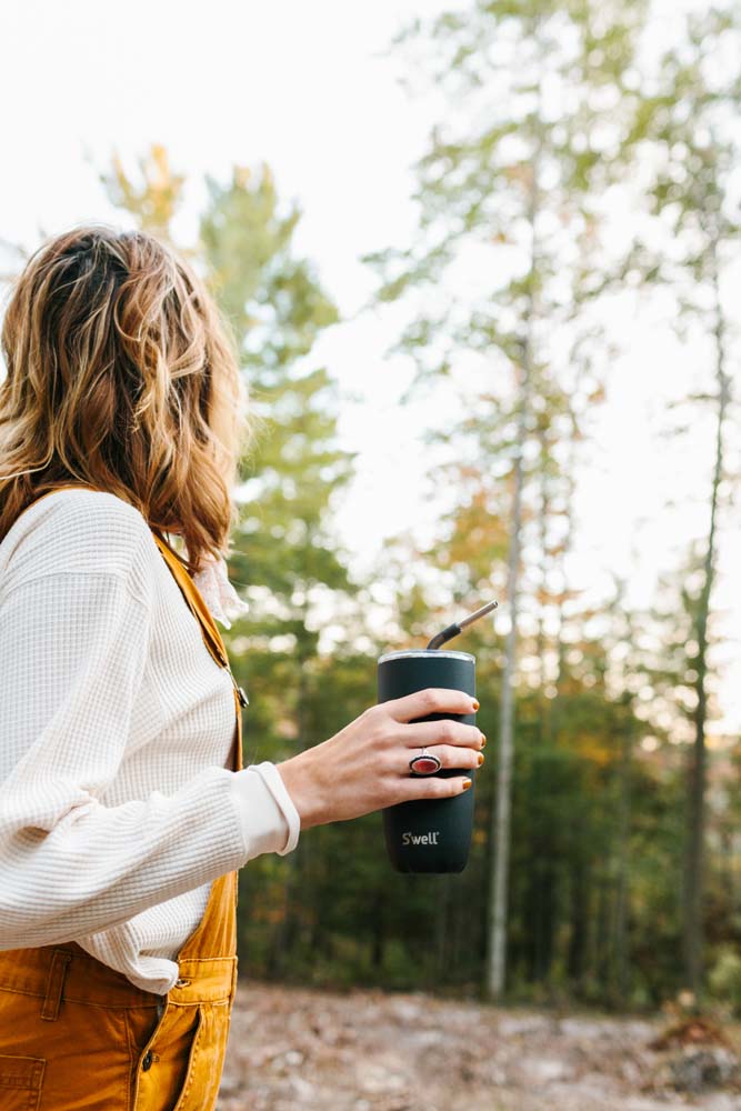 Thermosbeker - Onyx - Koffiebeker - 530ml - Tumbler - Herbruikbaar - S'Well | Onyx