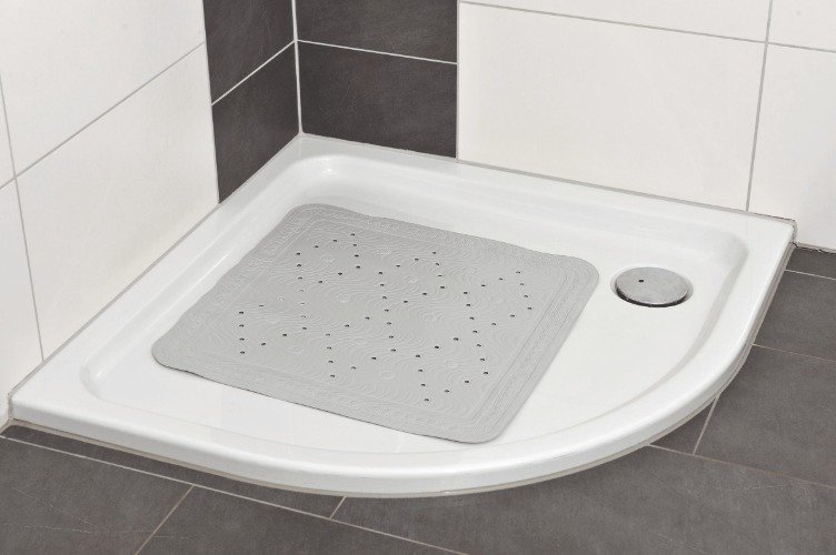 Kreta Douchemat - Grijs - Kela