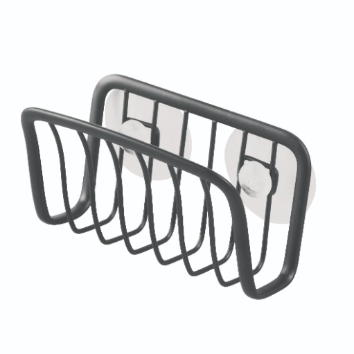 Sponshouder met Zuignappen, Zwart - iDesign | Axis