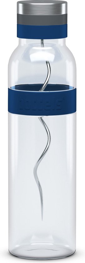 Karaf met Spies en Filter, 1.1 L, Glas, Siliconen, Nacht Blauw - Boddels | Sund