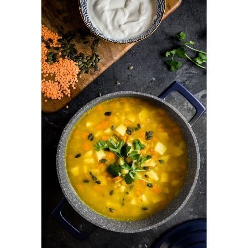 Braadpan, 20 cm, 2.5 L, Gietaluminium, Metallic Blauw - MasterClass