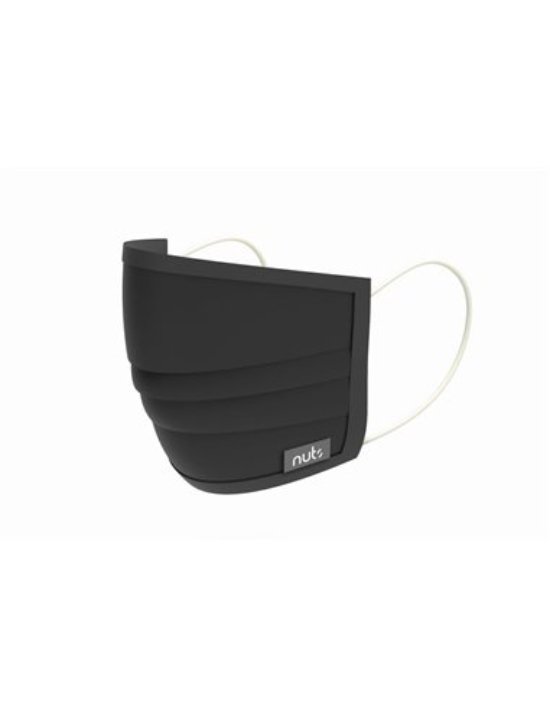 Viroblock Gezichtsmasker / Mondkapje - Zwart - Nuts