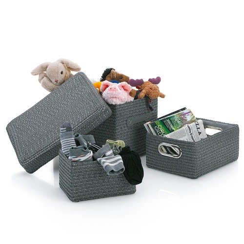 Rimossa Mand Set van 5 Stuks - Grijs - Kela