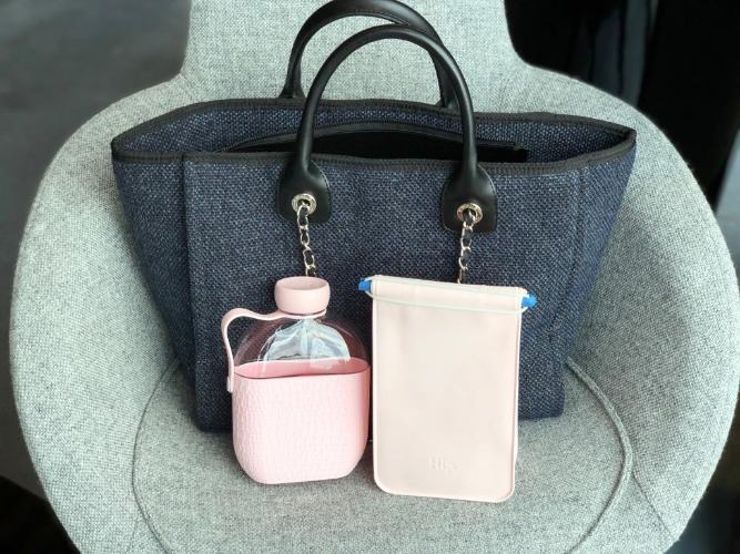 Herbruikbare Lunchzak, Pack - Groot, 4.1 Liter, Licht Roze - HIP