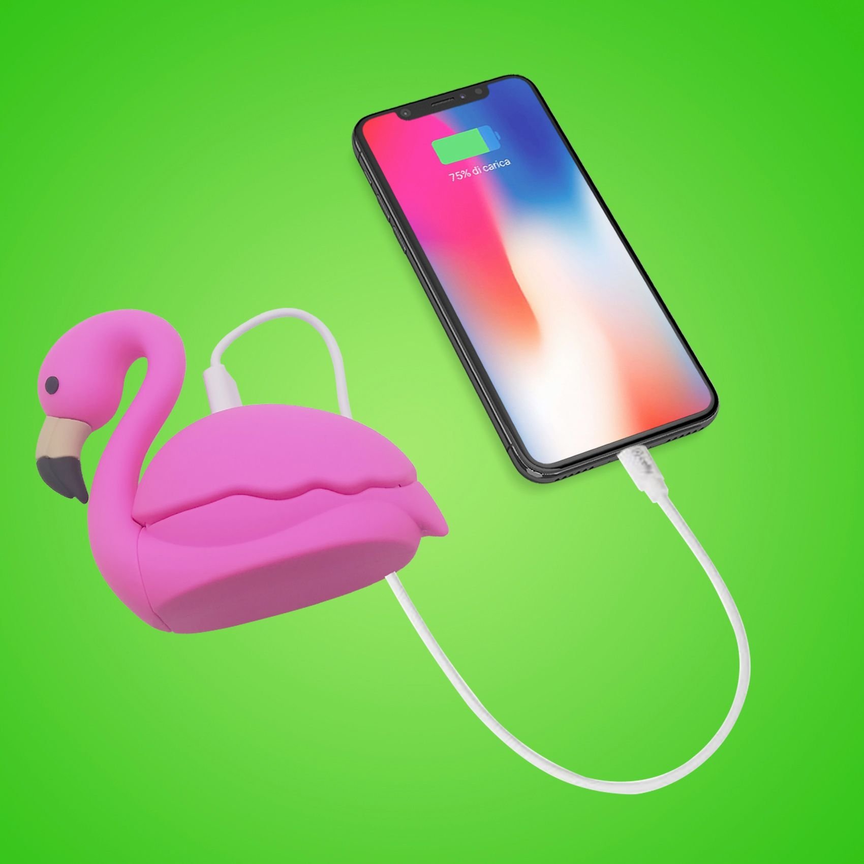 Powerbank 2200, Flamingo - Celly | Emoji