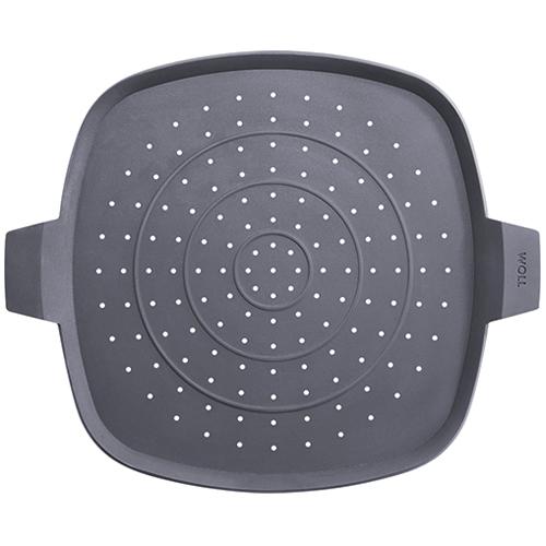 Siliconen spatdeksel vierkant - 28cm - Woll