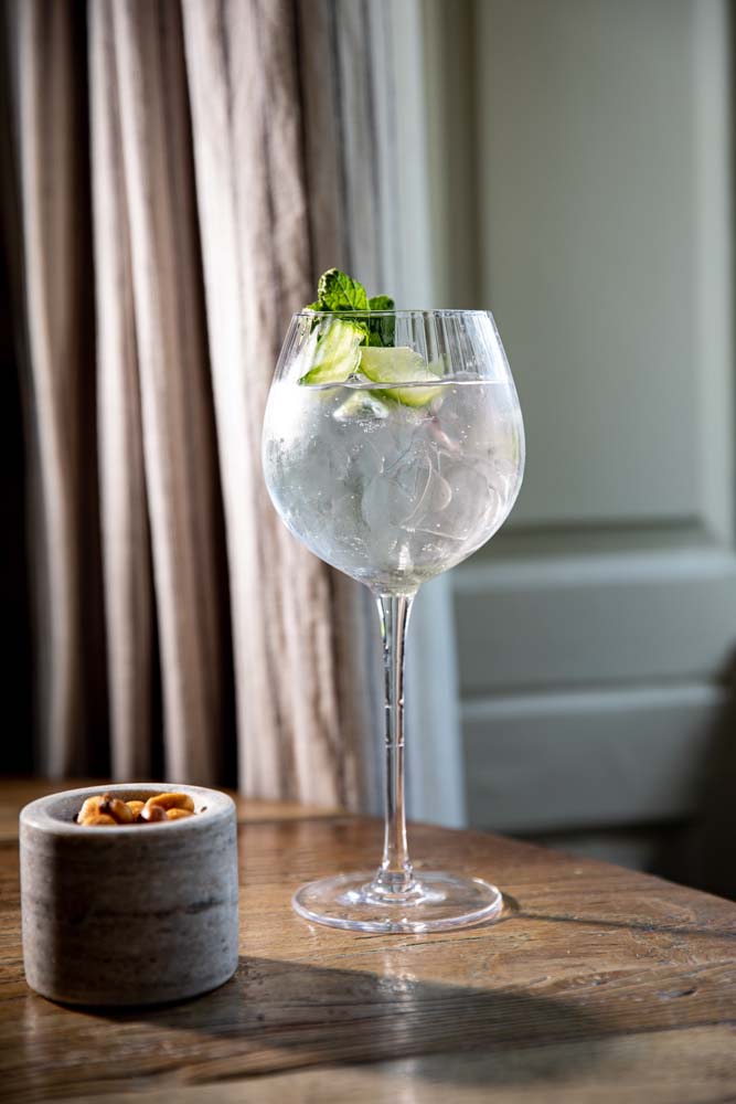 Ballonglazen  - Set van 2 - Gin Tonic - 550ml - Geribbeld | BarCraft