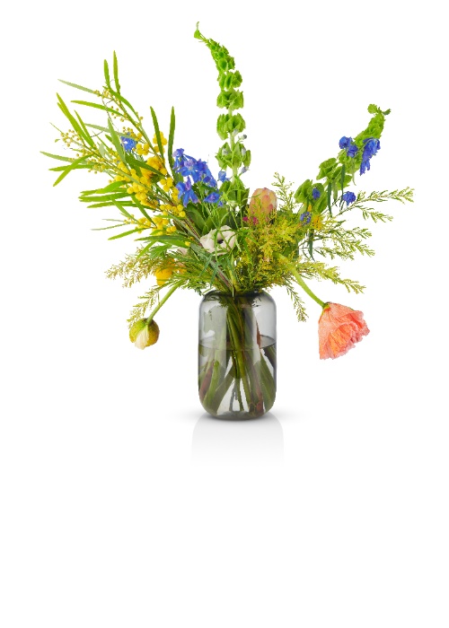 Vaas, Glas, 22 cm, Stone - Eva Solo | Acorn