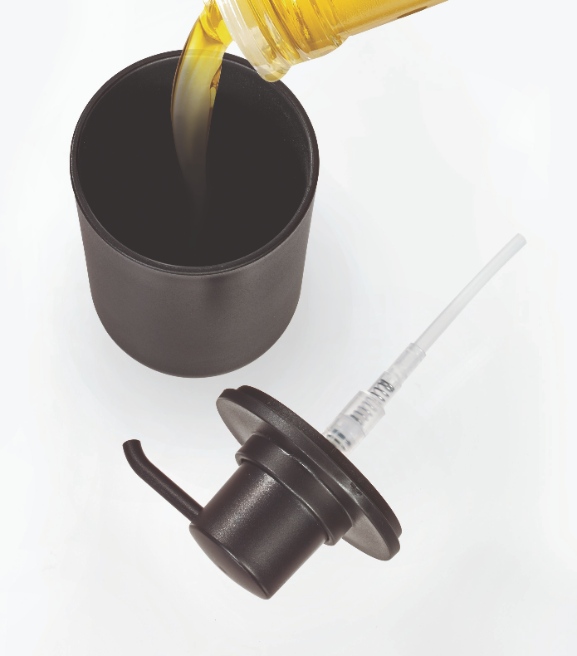 Zeeppompje, 355 ml, Kunststof, Zwart - iDesign | Cade