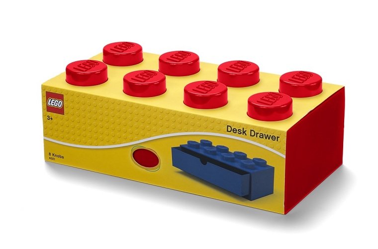 Bureaulade Brick 8, Rood - LEGO