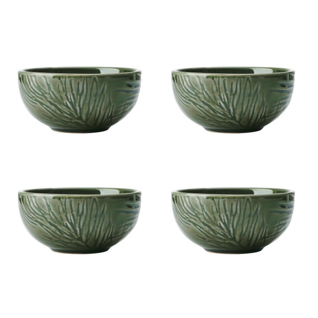 Mikasa Jardin 4pc Stoneware Dip Bowl Set, 10cm, Gift boxed