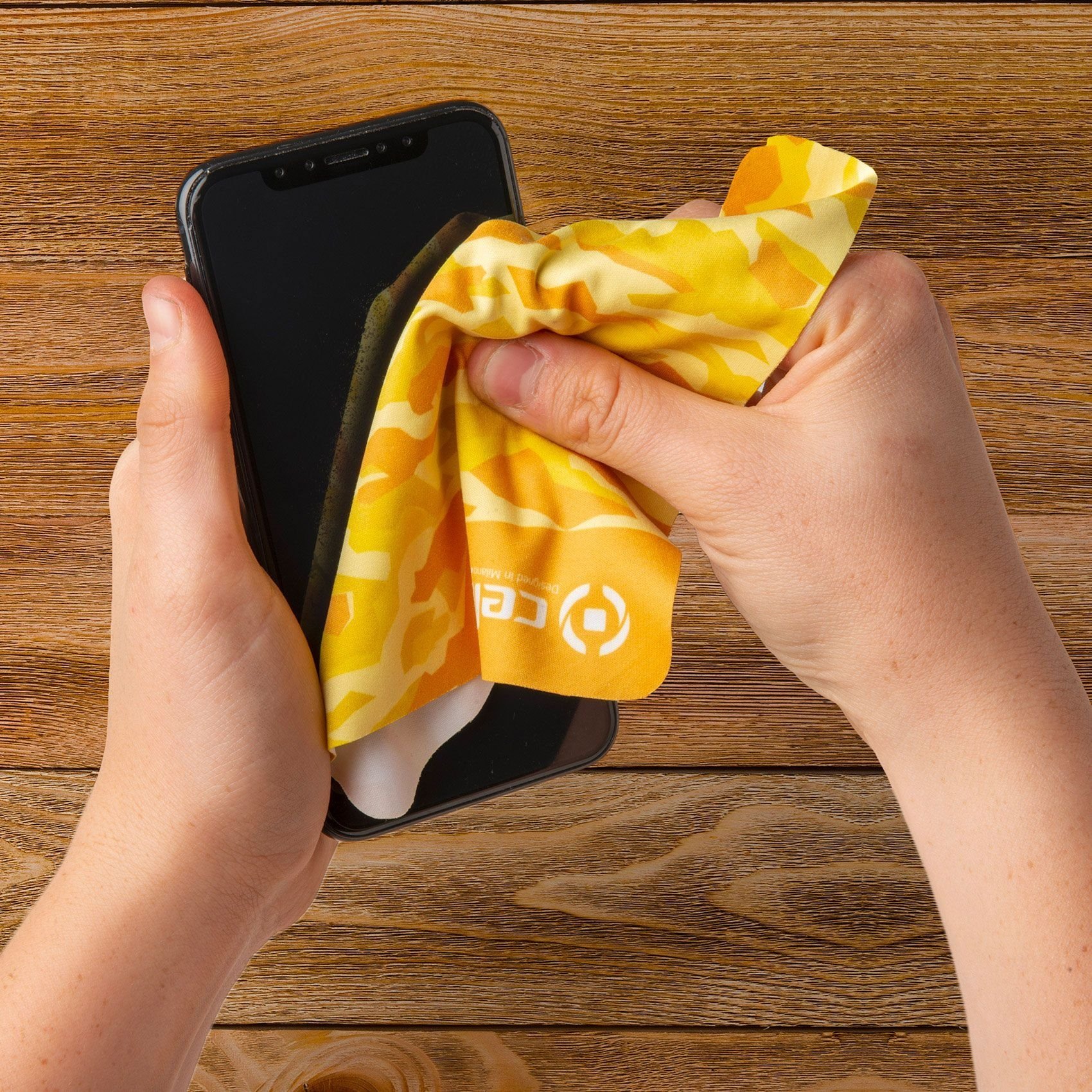 Touchscreen Schoonmaak Kit, 5 ml, Geel - Kunststof - Celly