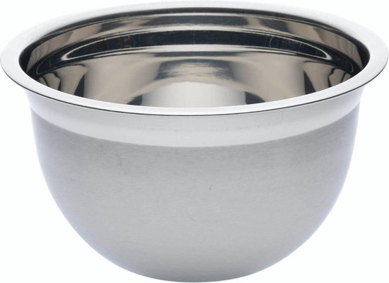 Deluxe Mengkom, 27 cm, 4 L, RVS, Zilver - KitchenCraft
