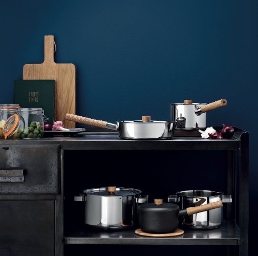 Nordic Kitchen Koekenpan - Ø 24 cm - Bruin - Eva Solo