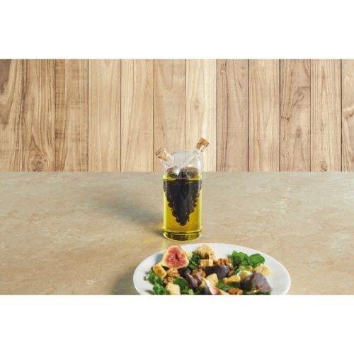 2 in 1 Olie -en Azijnflesje, 50 ml en 0.3 L, Glas - KitchenCraft | World of Flavours