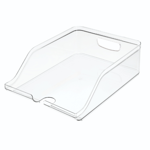 Koelkast Organizer voor Blikjes, 26 x 35.5 x 10 cm, Kunststof, Transparant - iDesign | Crisp