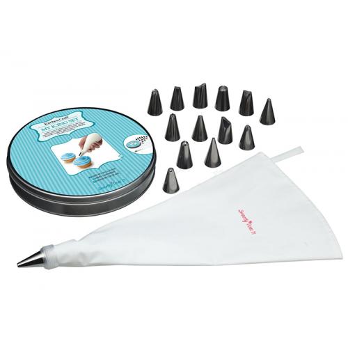 Icing set met spuitmondjes en spuitzak - Sweetly Does It | Kitchen Craft