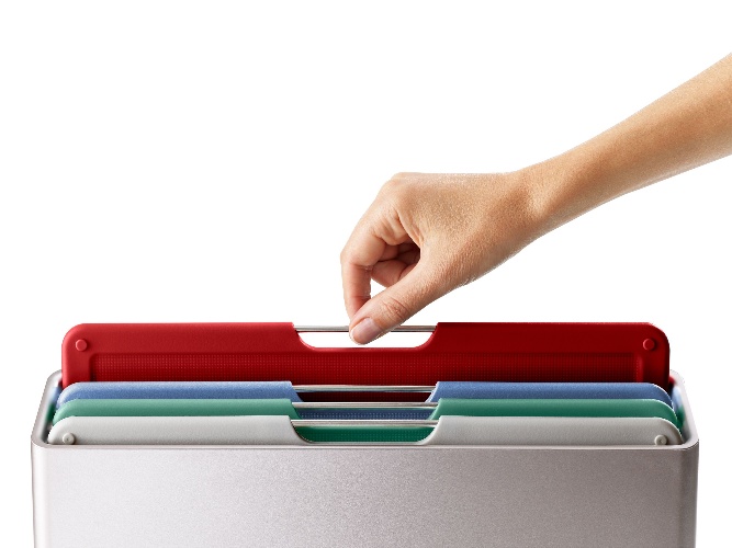 Coast Snijplanken, Set van 4 Stuks, Groot, Zilver - Joseph Joseph | Folio