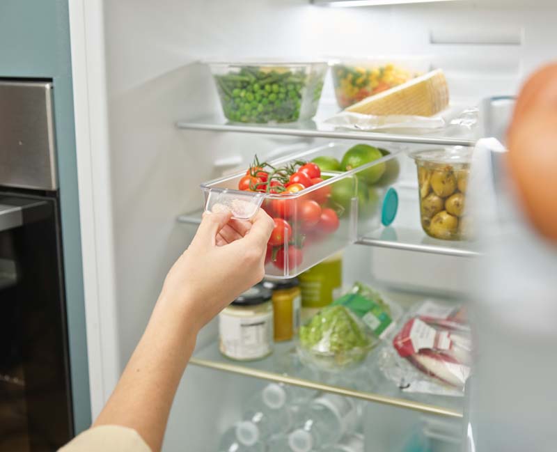 Koelkast Organizer, Met Verdeelvakken, 10.4 x 30.8 x 8.5 CM, Kunststof, Transparant - Joseph Joseph | FridgeStore