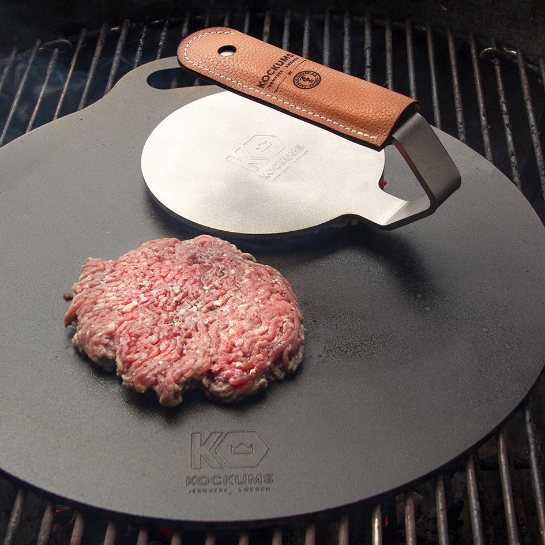 Pizzaplaat, Bakplaat, ø 35 cm, Alle Warmtebronnen, Ingebrand Koolstofstaal - Kockums