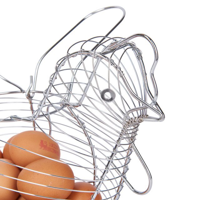 KitchenCraft Chrome Plated Storage Basket