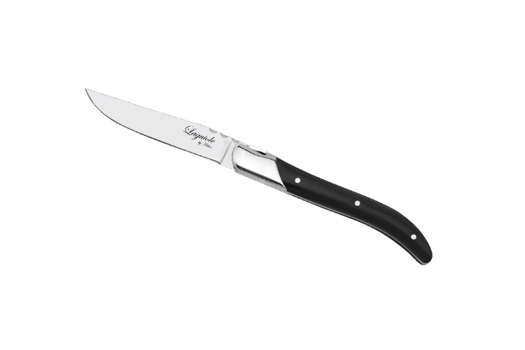Steakmessen, Set van 6, Ebbenhout/RVS, Zwart - In Luxe Giftbox - Laguiole by Haws