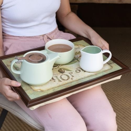 Laptray, Schoot Dienblad,  Olio d'Oliva, 44 x 34 cm - Creative Tops